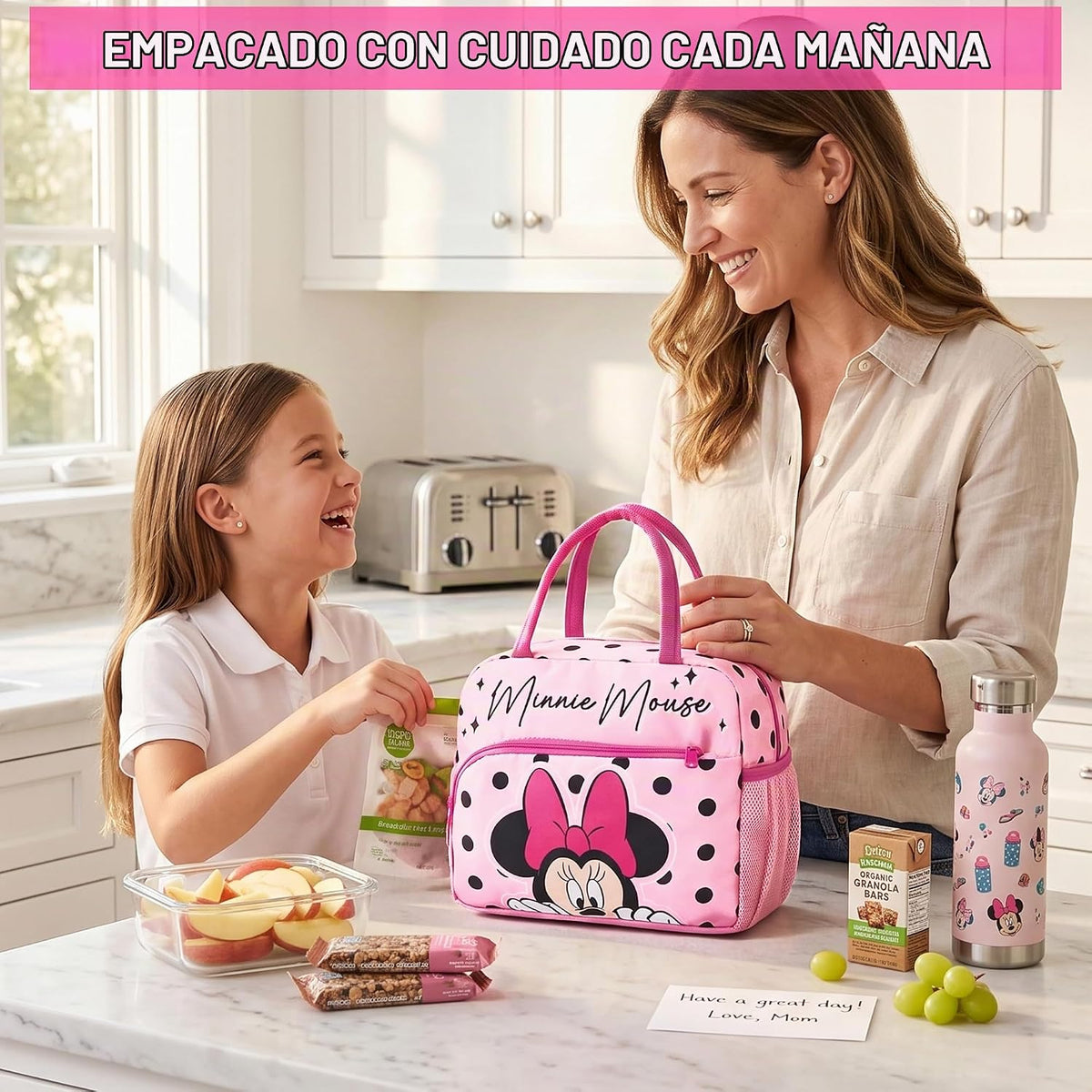 Get Trend Bolsa de almuerzo con aislamiento para niñas Minnie Mouse...
