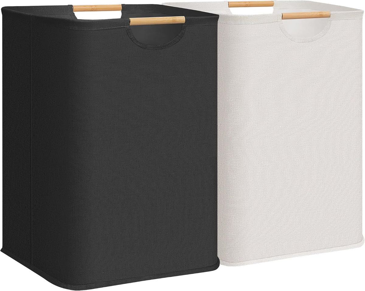 STORAGE MANIAC - Paquete de 2 cestas para la ropa sucia con asas de...