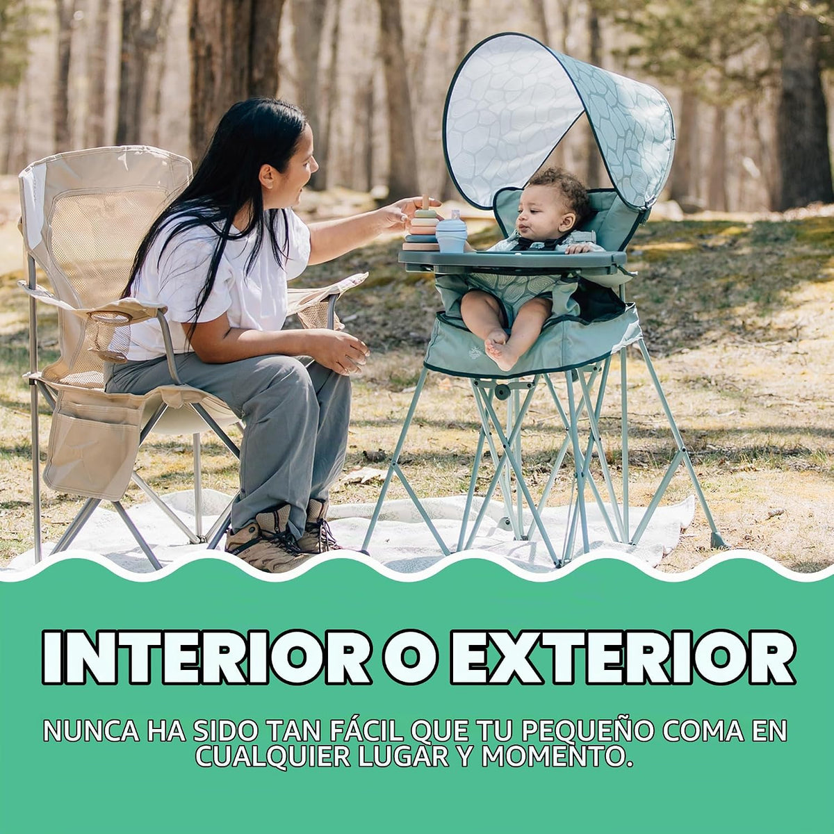 Baby Delight Go with Me Uplift Silla alta portátil de lujo, silla a...