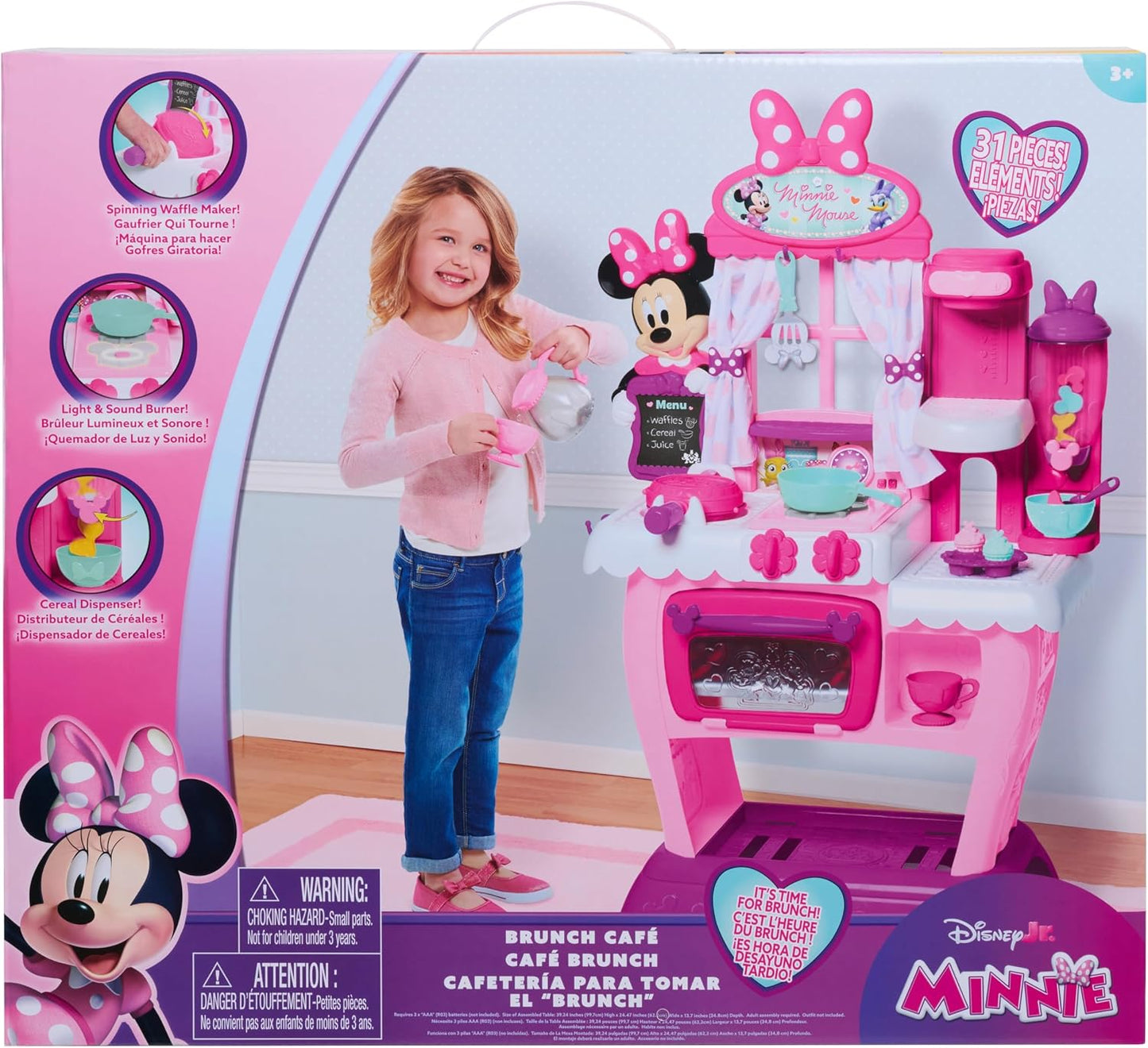 Just Play - Estación de cocina Brunch Cafe de Minnie Mouse de Disne...