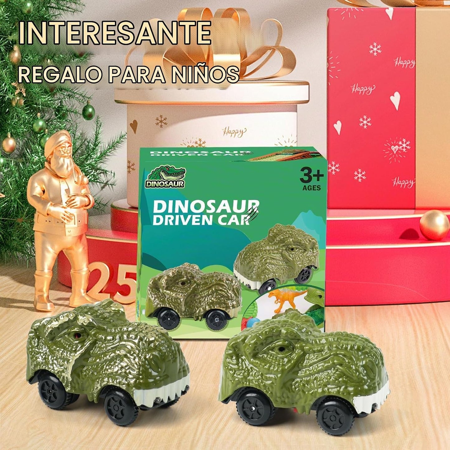 GIAT Accesorios de Coche de Pista de Dinosaurios - Regalos de Cumpl...