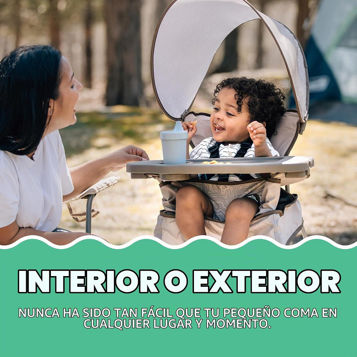 Baby Delight Go with Me Uplift - Silla alta portátil de lujo, silla...