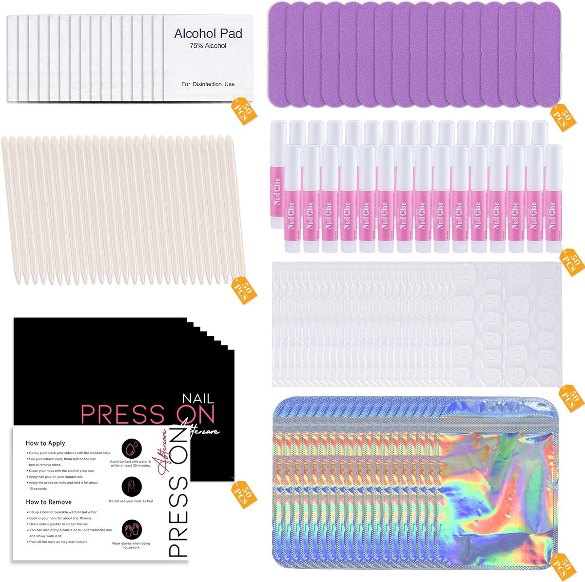 Kit de herramientas de uñas postizas para negocios de uñas, kit des...