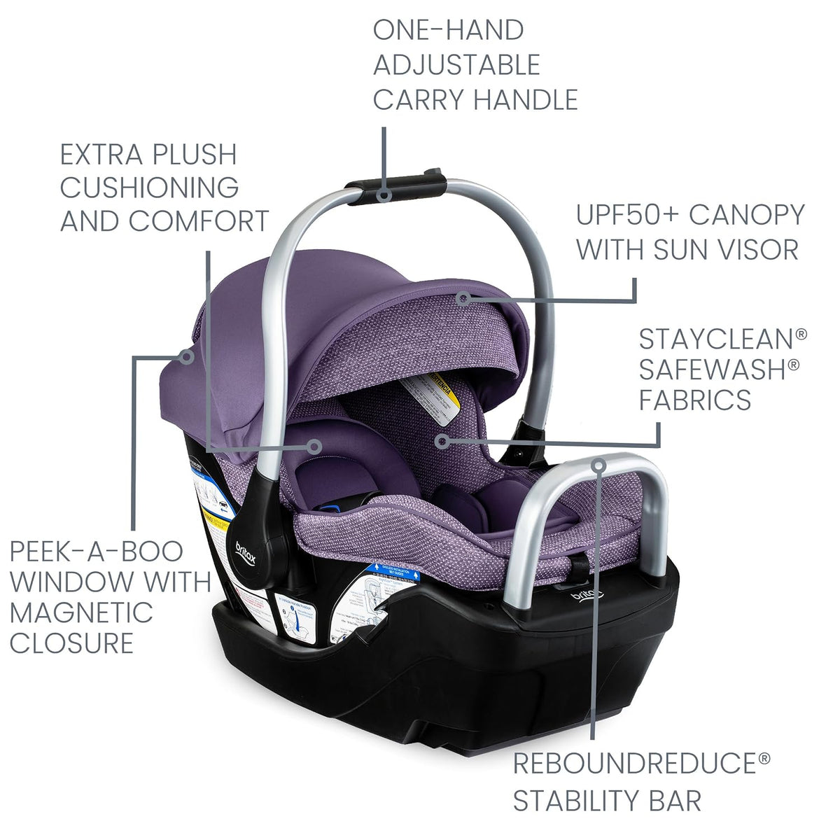 Britax Willow Grove SC Sistema de Viaje para Bebé, Asiento de Autom...