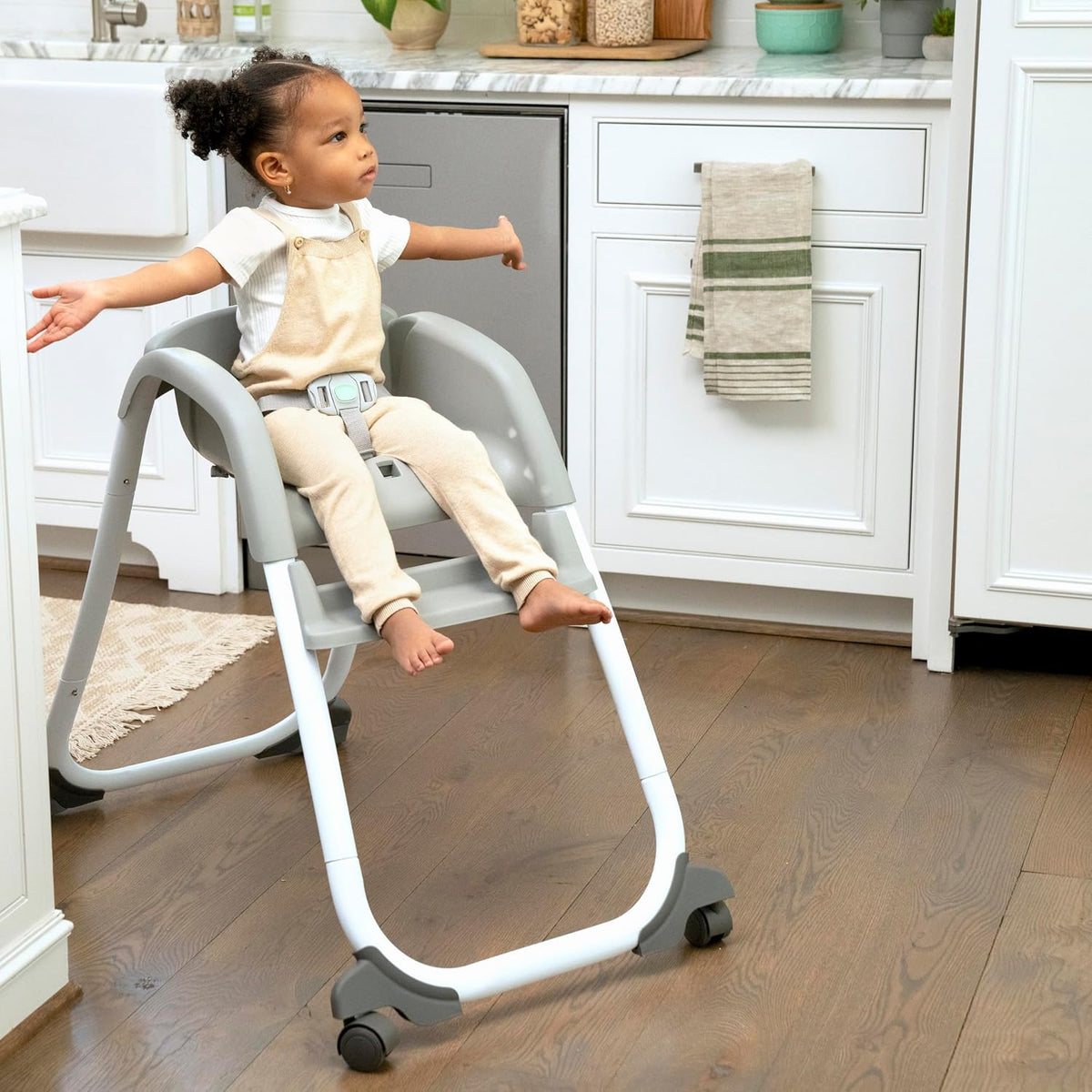 Ingenuity Full Course SmartClean - Silla alta 6 en 1, espuma EVA Sm...