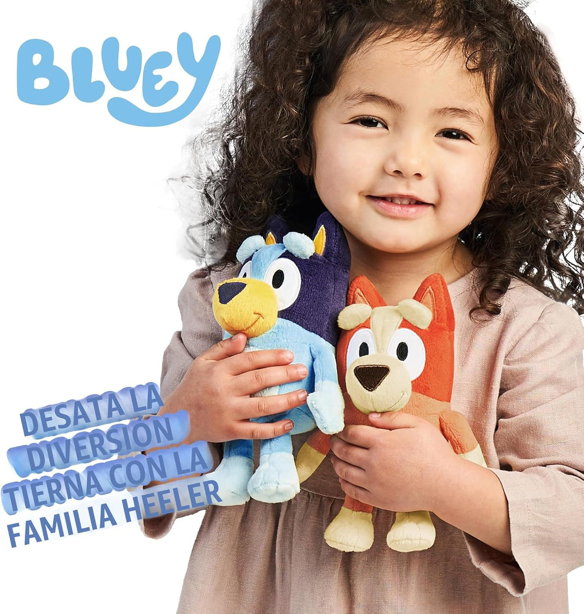 Conjunto de animales de peluche Bluey Heeler Family de 4, 7-8 pulga...