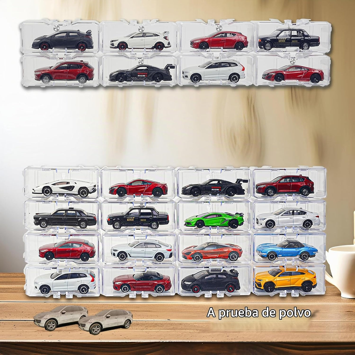 Estuche organizador de almacenamiento de juguetes para autos Hot Wh...