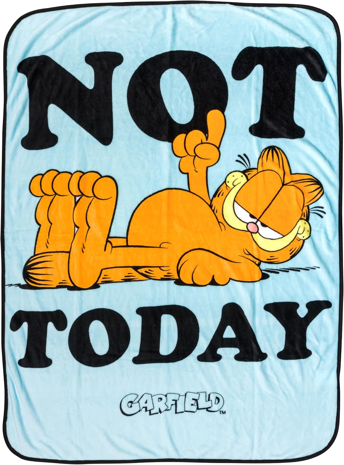 Silver Buffalo Garfield Not Today - Manta de forro polar de 45 x 60...