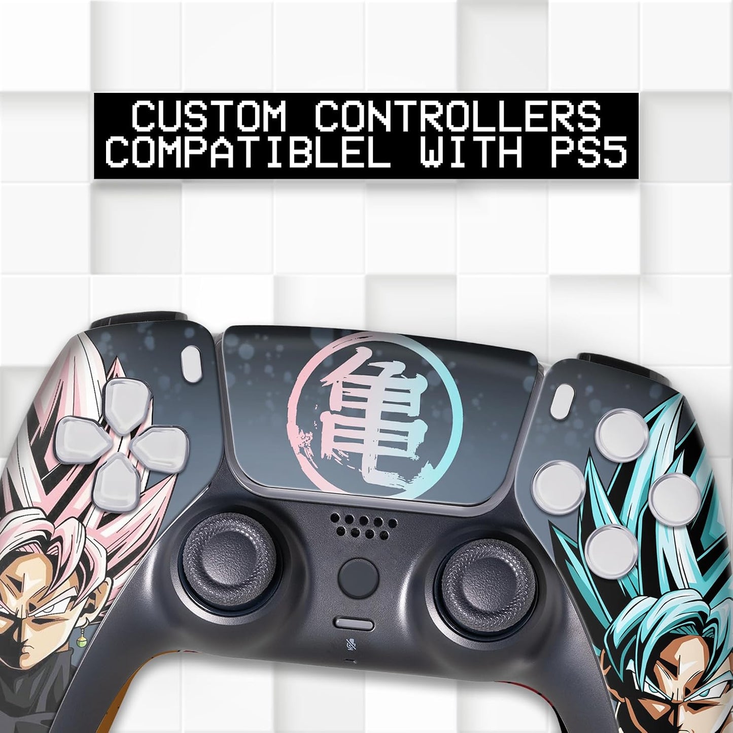 Controlador Gokku Custom PS-5 inalámbrico compatible con la consola...
