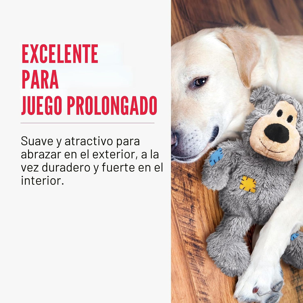 Kong Wild Knots Osos - Juguetes duraderos para perros con cuerdas a...