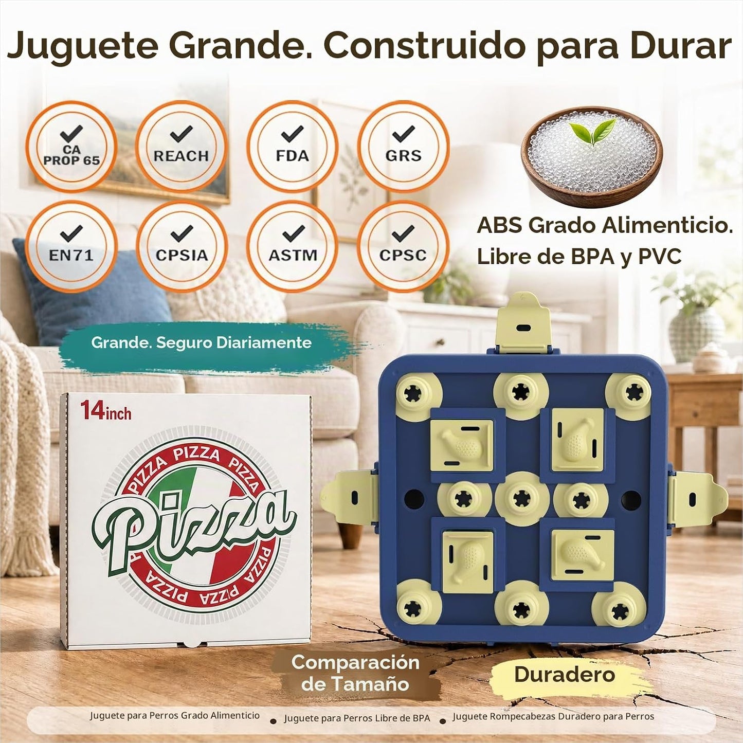 KADTC - Rompecabezas de ajedrez para perros, 3 niveles, estimulació...