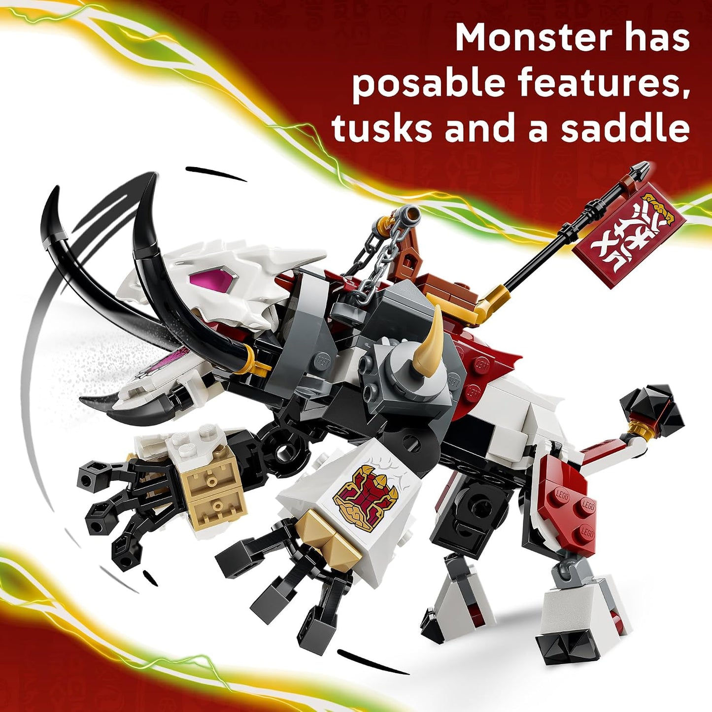 LEGO NINJAGO Zilvar y Grimtak la Bestia Dragón 71863 | Juguetes de...