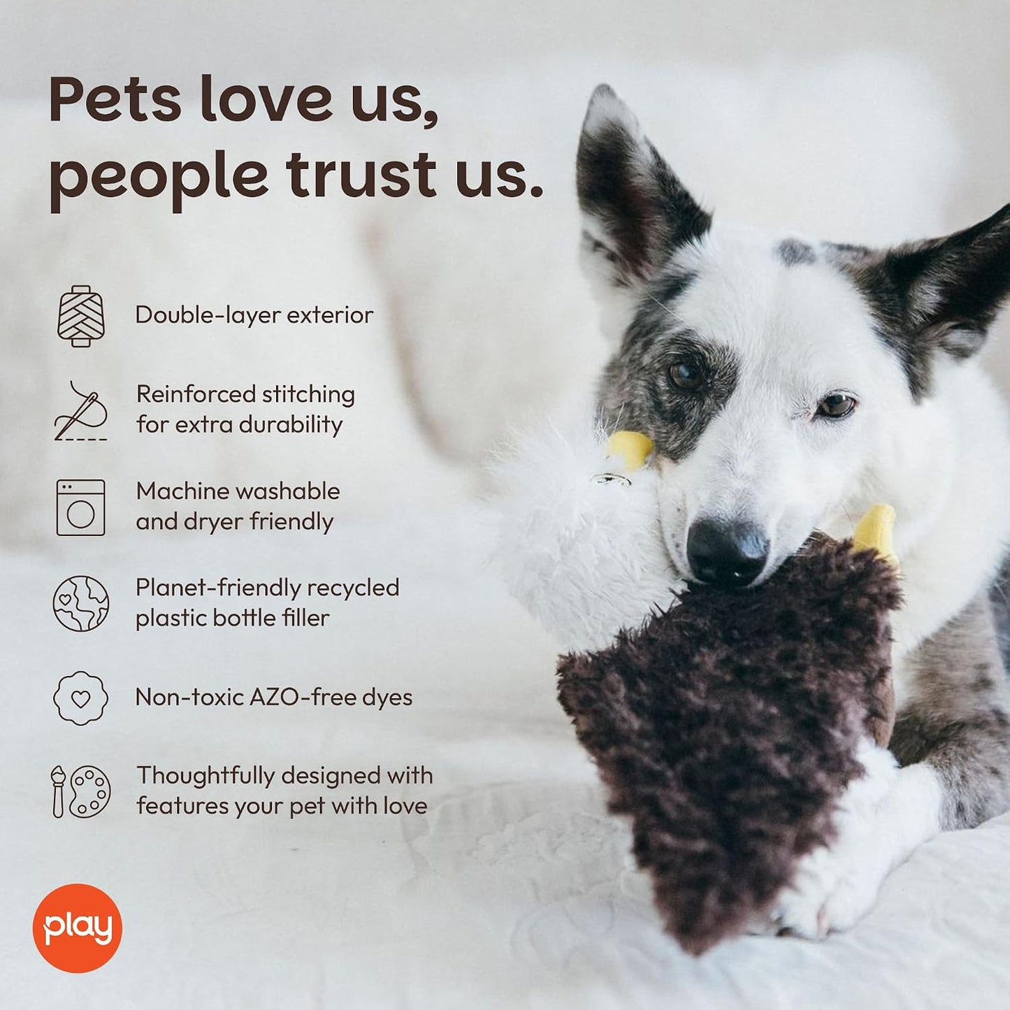 P.L.A.Y - Pet Lifestyle &amp; You Eagle PY7087ALF - Juguete chirria...