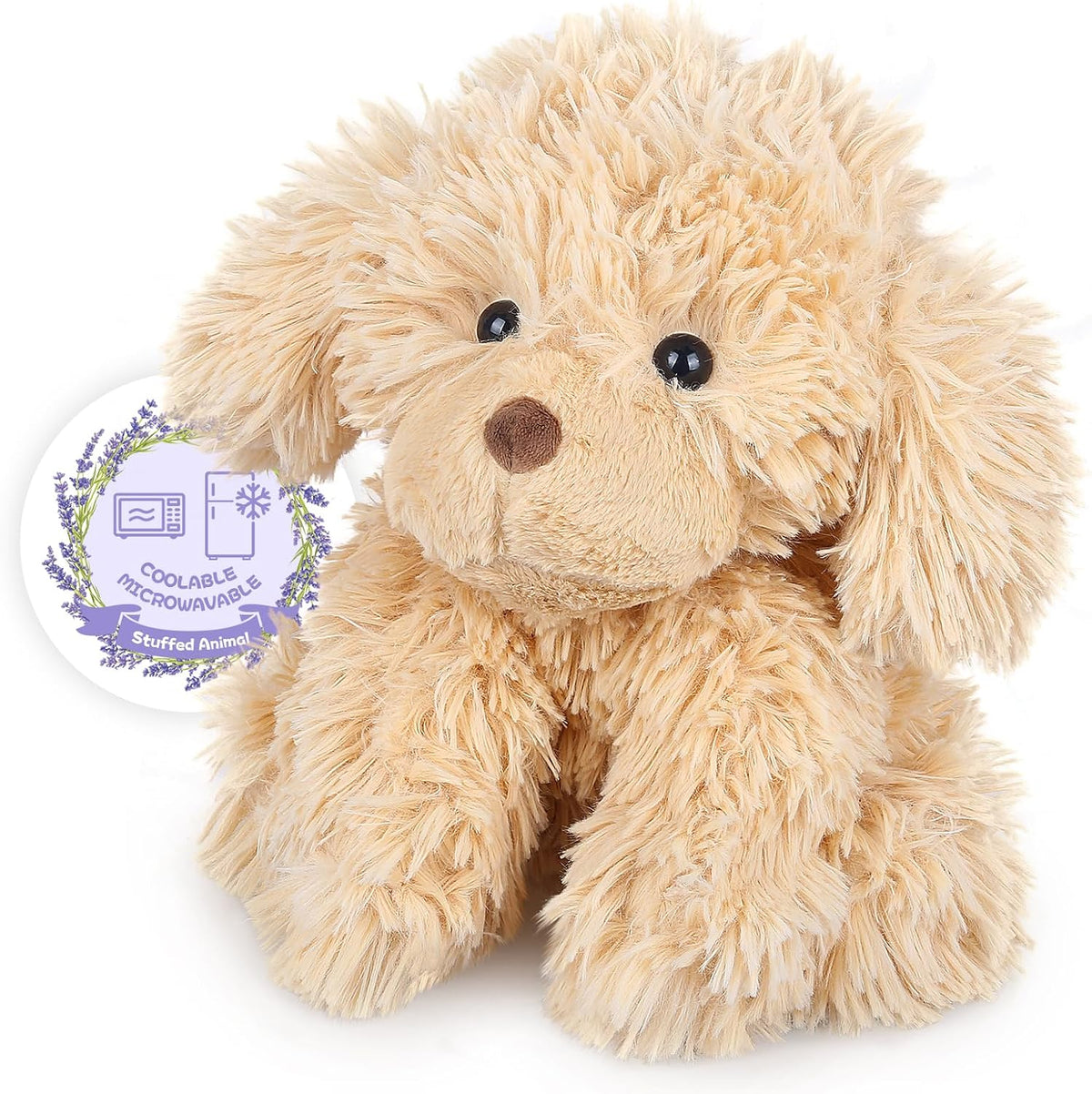 Peluche de Golden Retriever Calentable SuzziPals, Animal de Peluche...