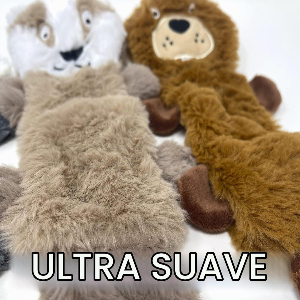 Jalousie Paquete de 5 juguetes chirriantes para perros sin relleno...