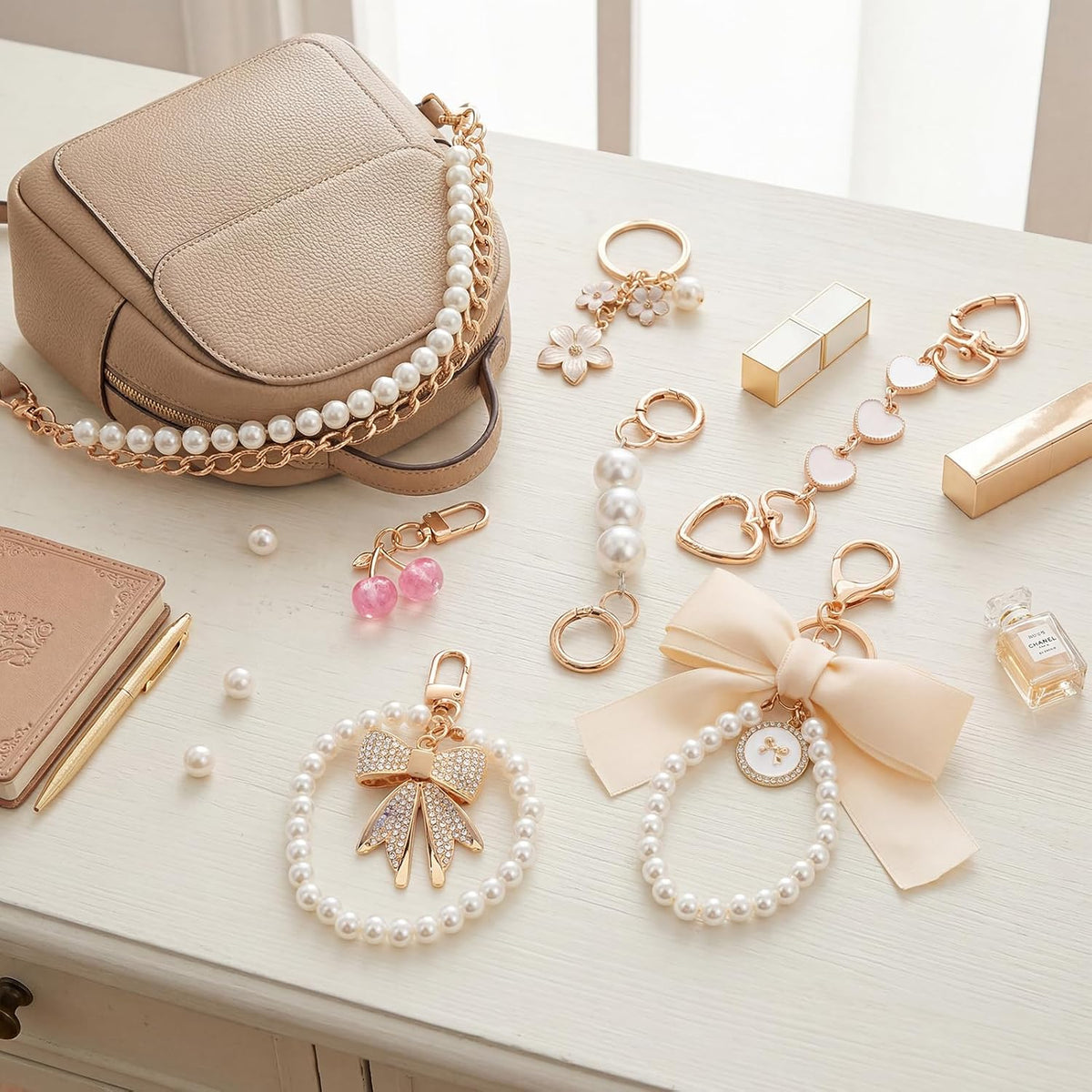 Sylixonae Juego de 7 piezas de accesorios para monedero con extenso...