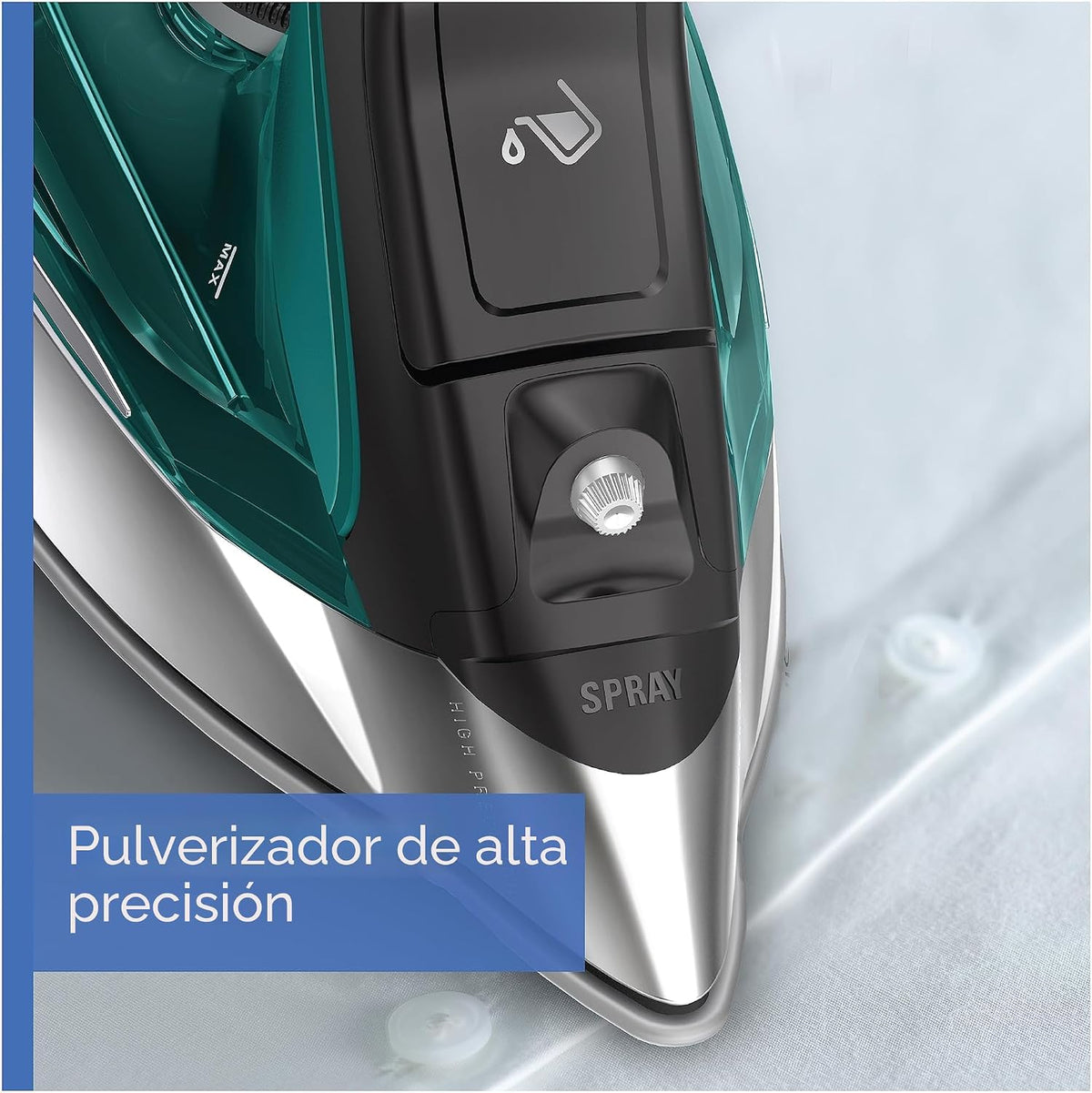 Rowenta Pro Master Plancha de Vapor con Suela de Acero Inoxidable p...