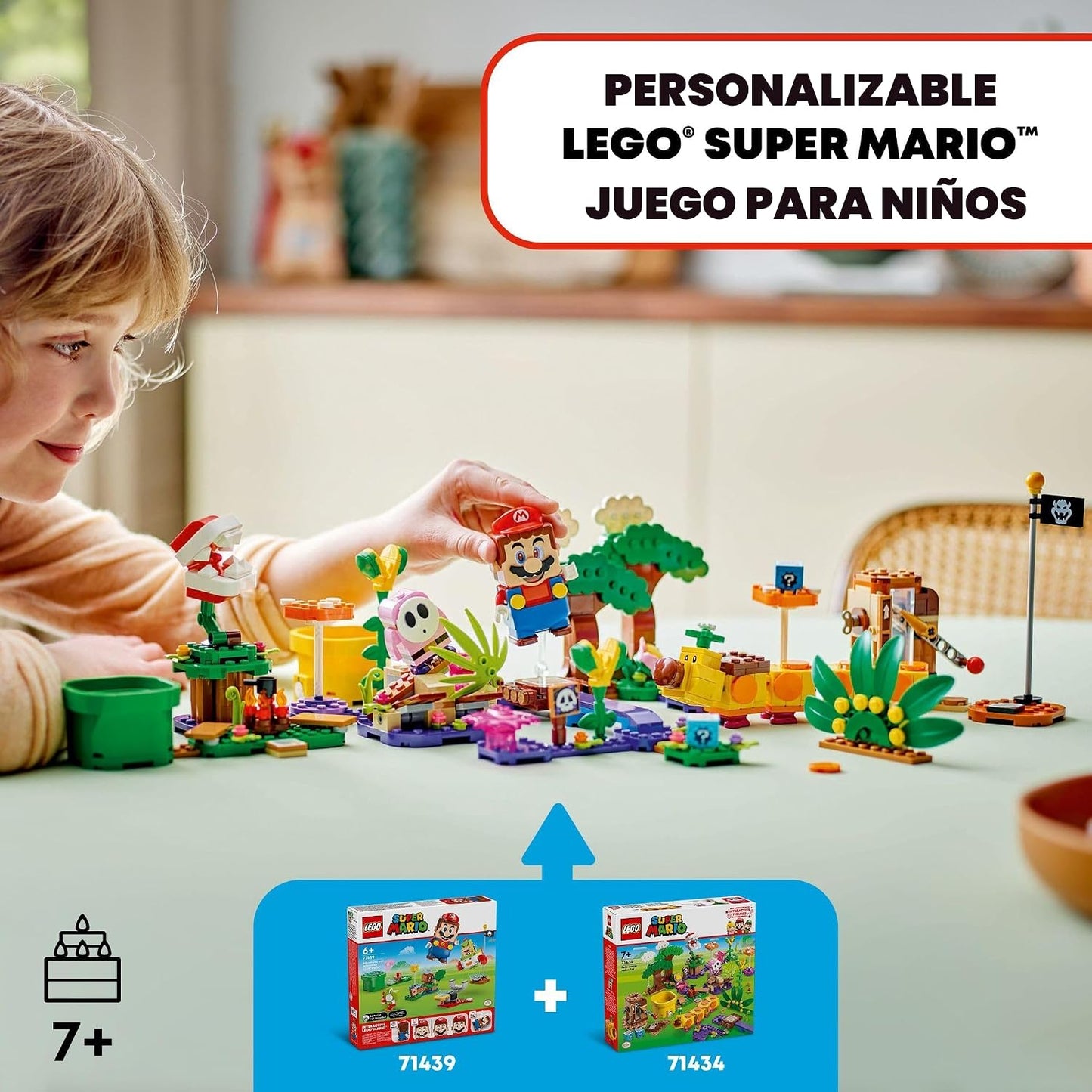 Set de Fabricación de Selva de Soda LEGO Super Mario, Regalo de Cum...