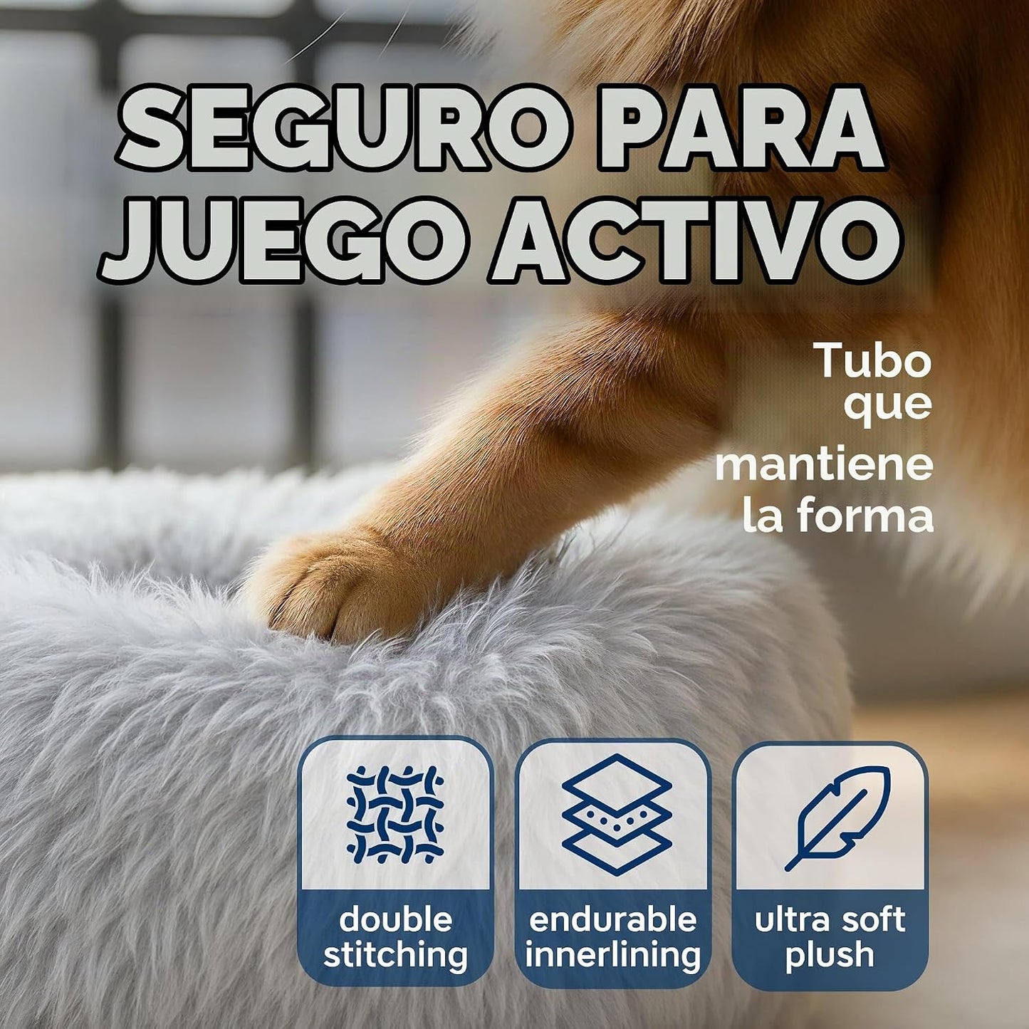 Cama túnel de dona para gatos, túneles para gatos de interior, esco...