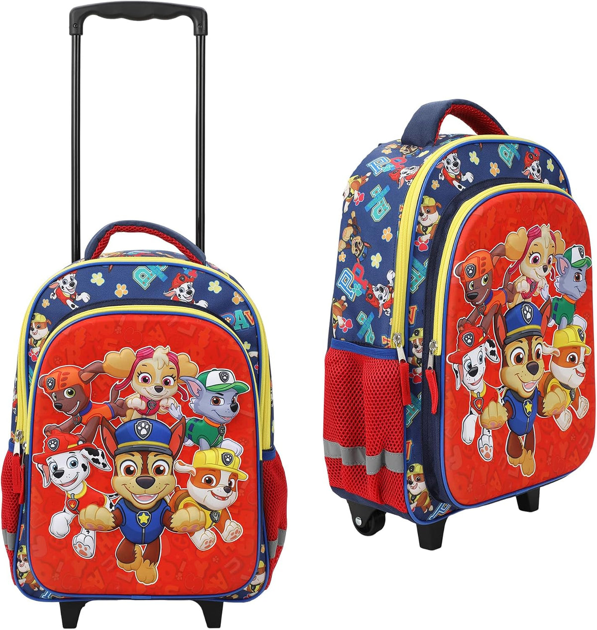Bioworld Mochila con Ruedas para Jóvenes de 16 Pulgadas, Multi colo...