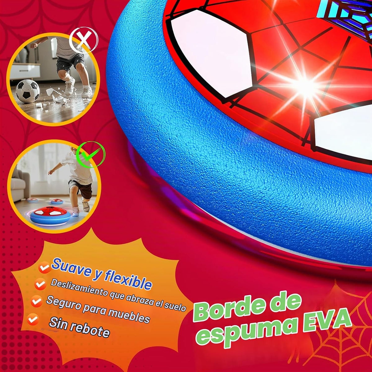 HopeRock Juguetes de Fútbol Paquete de 2 Pelotas de Fútbol Flotante...