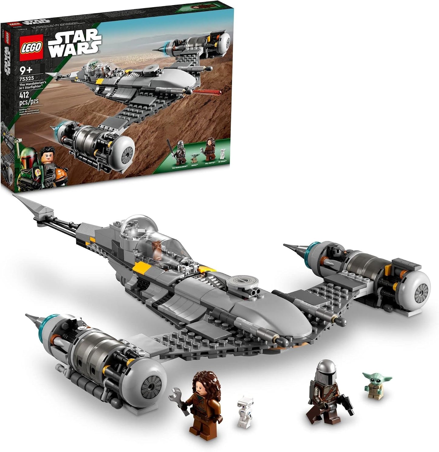 LEGO Star Wars The Mandalorian's N-1 Starfighter 75325 - Juego...