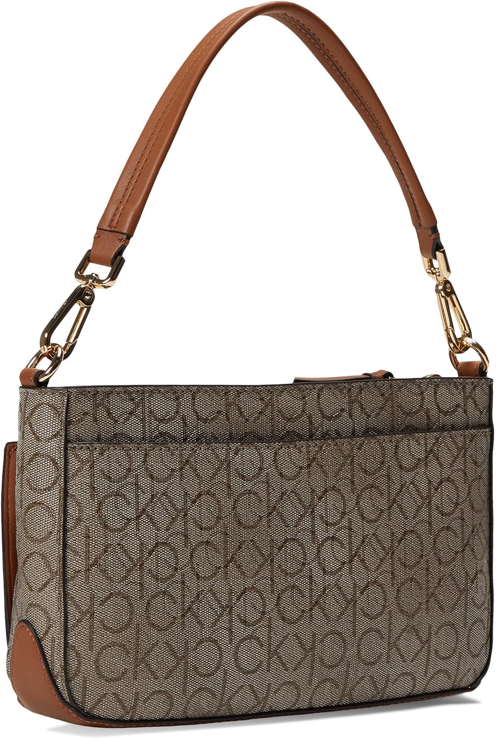 Calvin Klein Bolso de hombro Lucy con triple compartimento para muj...