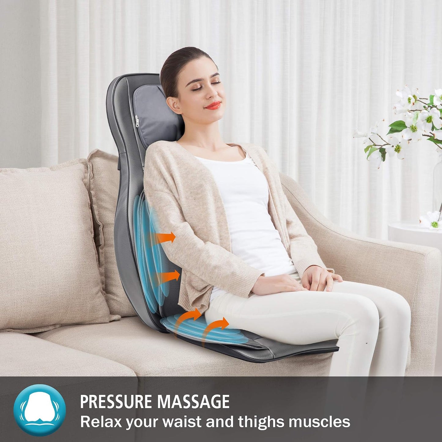 COMFIER - Masajeador de espalda para alivio del dolor de tejido pro...