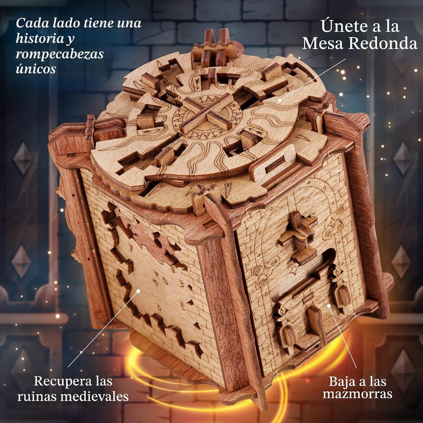 iDventure Cluebox The Trial of Camelot | Caja de Rompecabezas de Es...