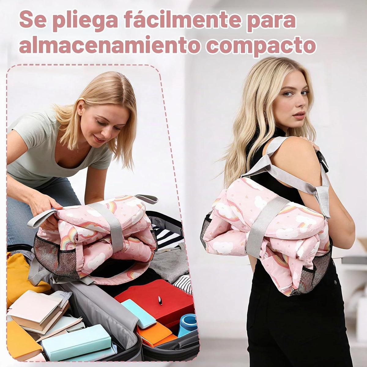 Funda de asiento de carrito de compras para bebé niña y niño, funda...