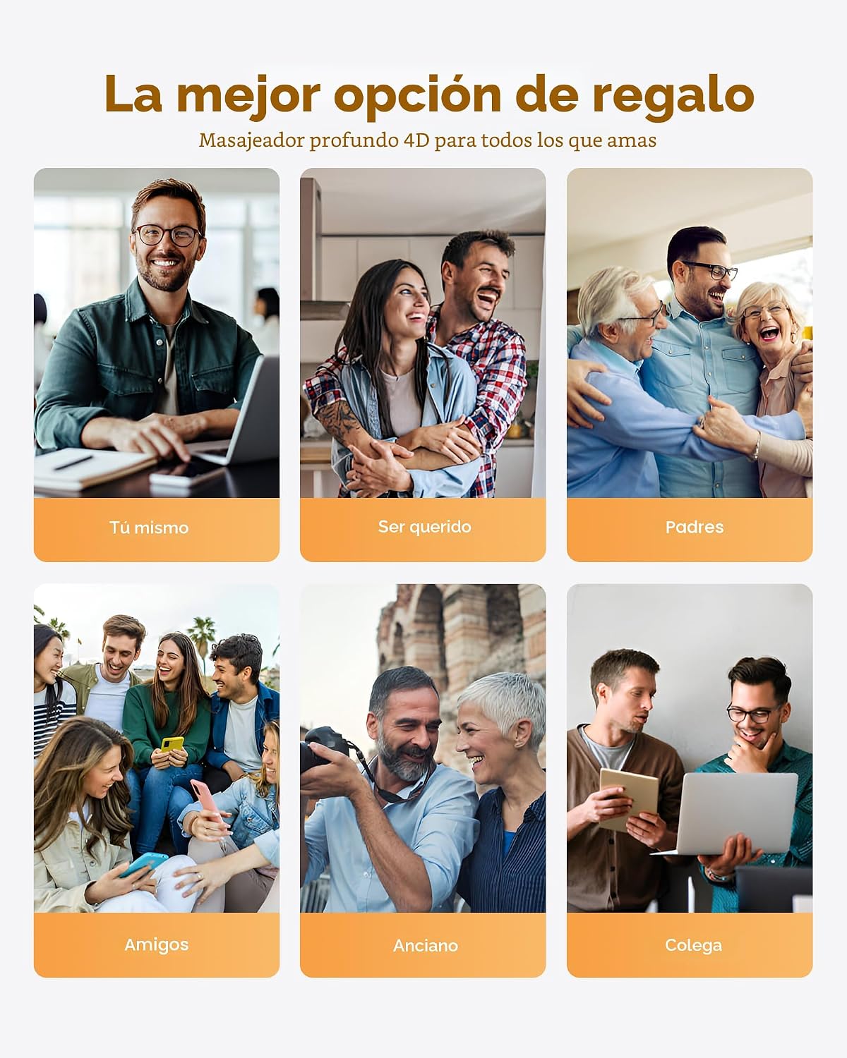 Masajeador de cuello con calor, masajeador de cuello para aliviar e...