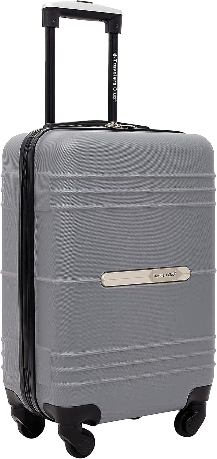 Travelers Club Equipaje de mano Richmond Spinner de 22", Carbón...