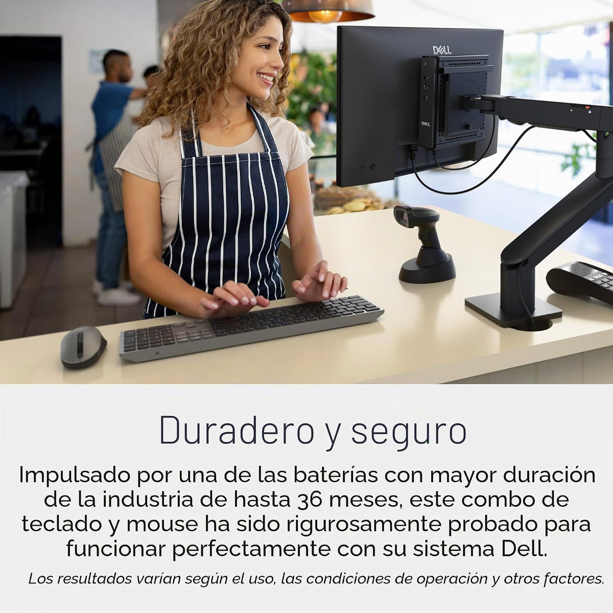 Dell Teclado y mouse inalámbricos premium - KM720 - Receptor inalám...