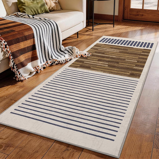 YIHOUSE Alfombra de pasillo de 2 x 6 pies, antideslizante, lavable,...