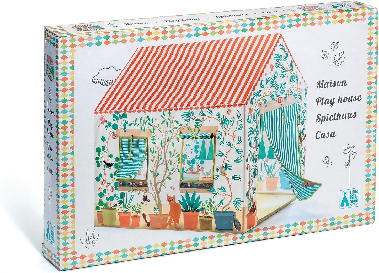 DJECO - Carpa de Juego Casa de Juegos - Casa de juegos para niños f...