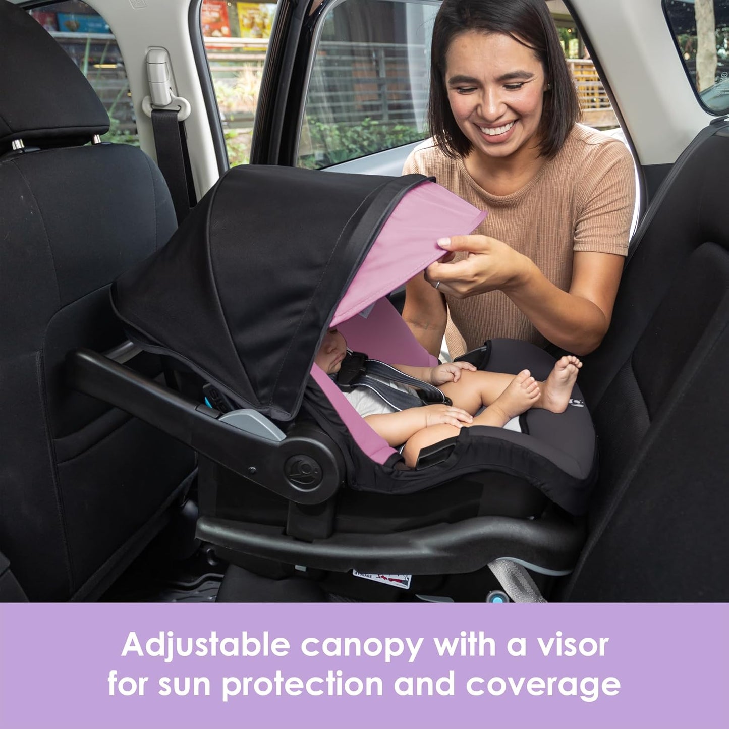 Baby Trend EZ-Lift™ PRO Asiento de auto para bebés, Dash Rose