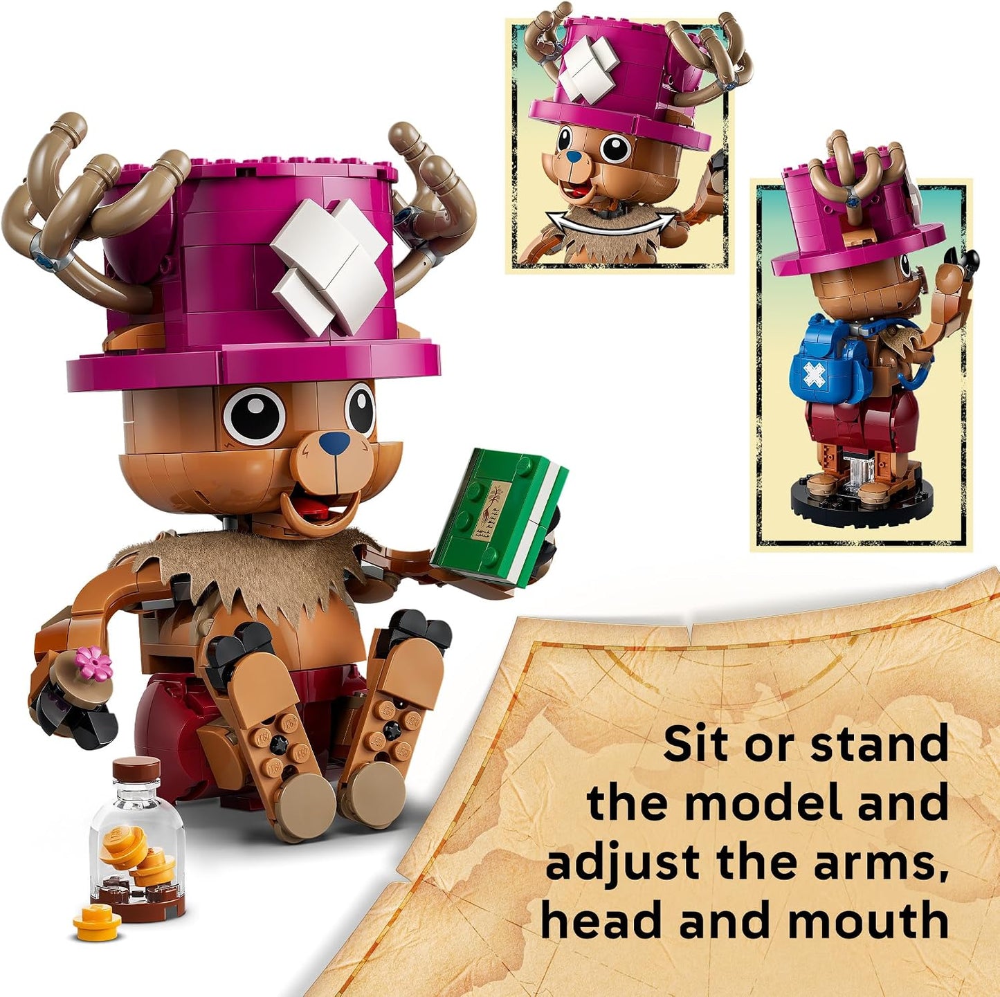 LEGO ONE PIECE Tony Tony Chopper - Juguete de construcción para niñ...