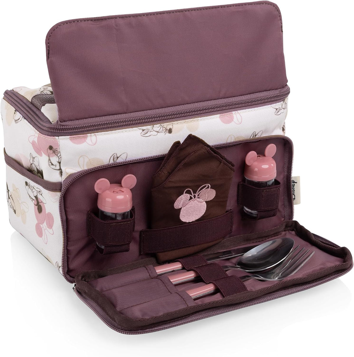 Picnic TIME Disney Minnie Mouse - Juego de lonchera y picnic con co...