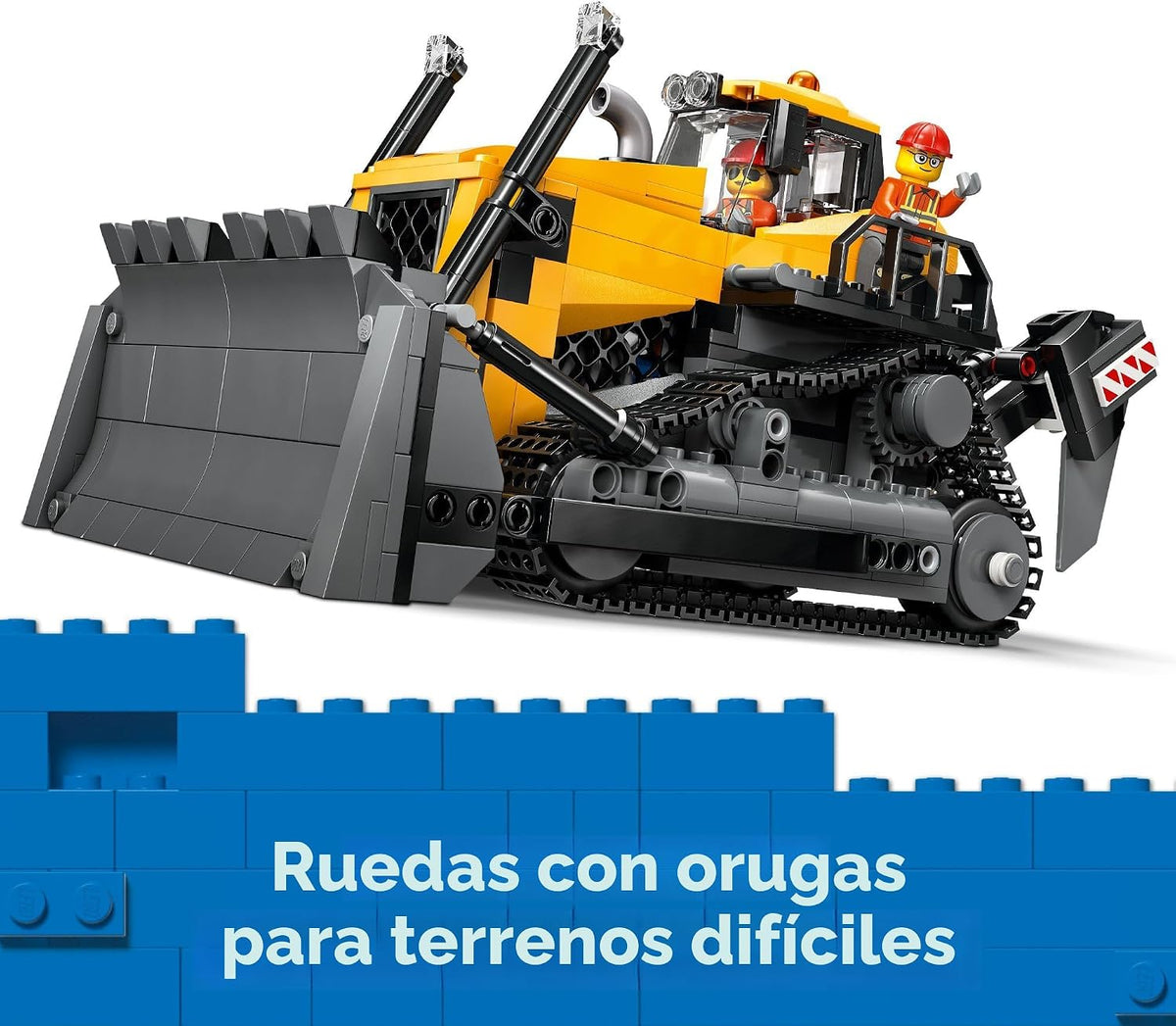 LEGO City Yellow Bulldozer - Juguete de construcción para niños, a...