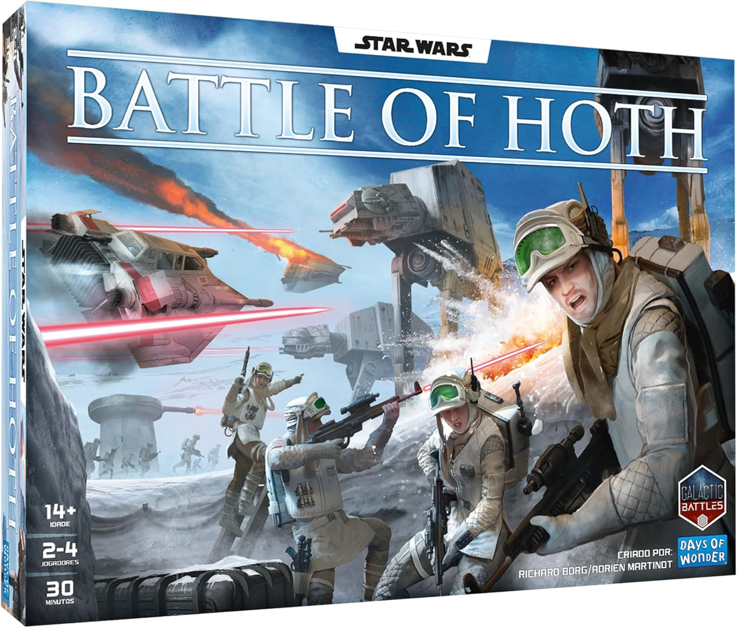 Asmodee Star Wars: Juego de mesa Battle of Hoth - Comanda el ejérci...