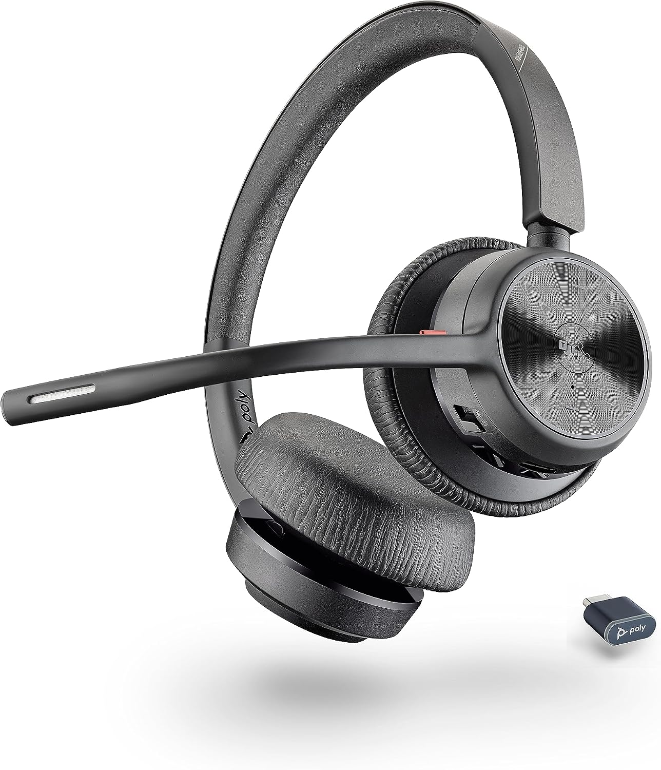Auriculares Poly Voyager 4320 UC inalámbricos, auriculares Bluetoot...