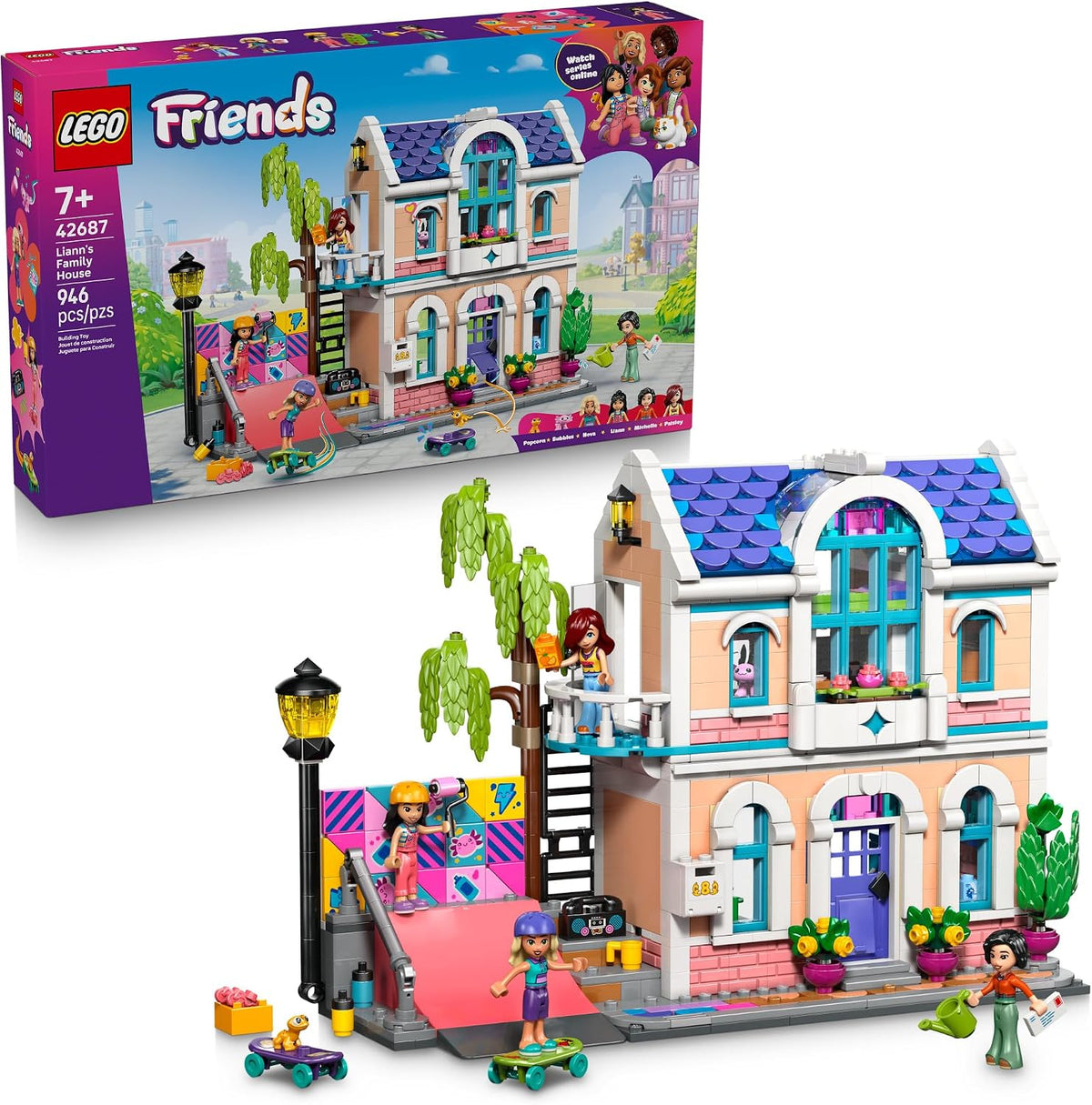 LEGO Friends Casa Familiar de Liann - Juego de Construcción de Muñe...