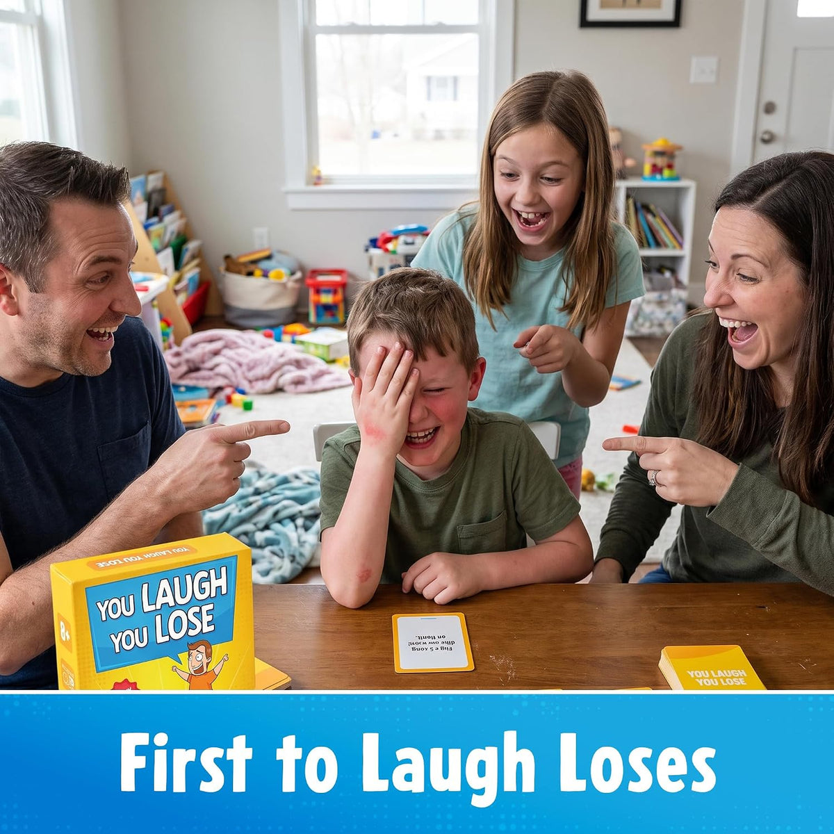 Juego You Laugh You Lose - Juegos de mesa para niños de 8 a 12 años...