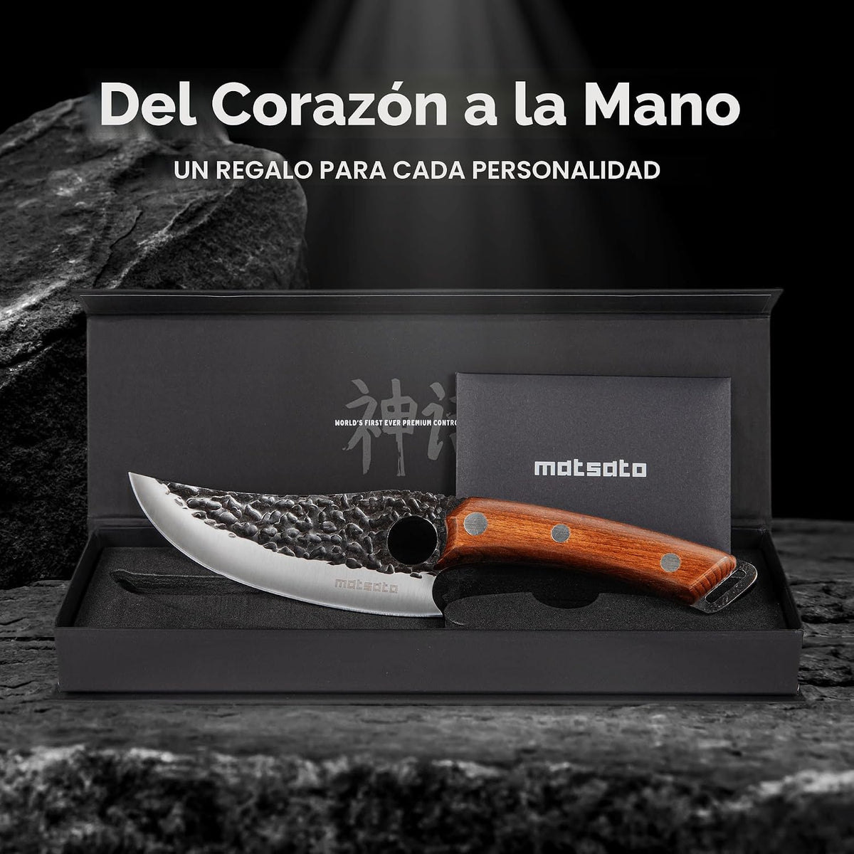 Cuchillo de chef Matsato: cuchillo de cocina perfecto para cocinar,...