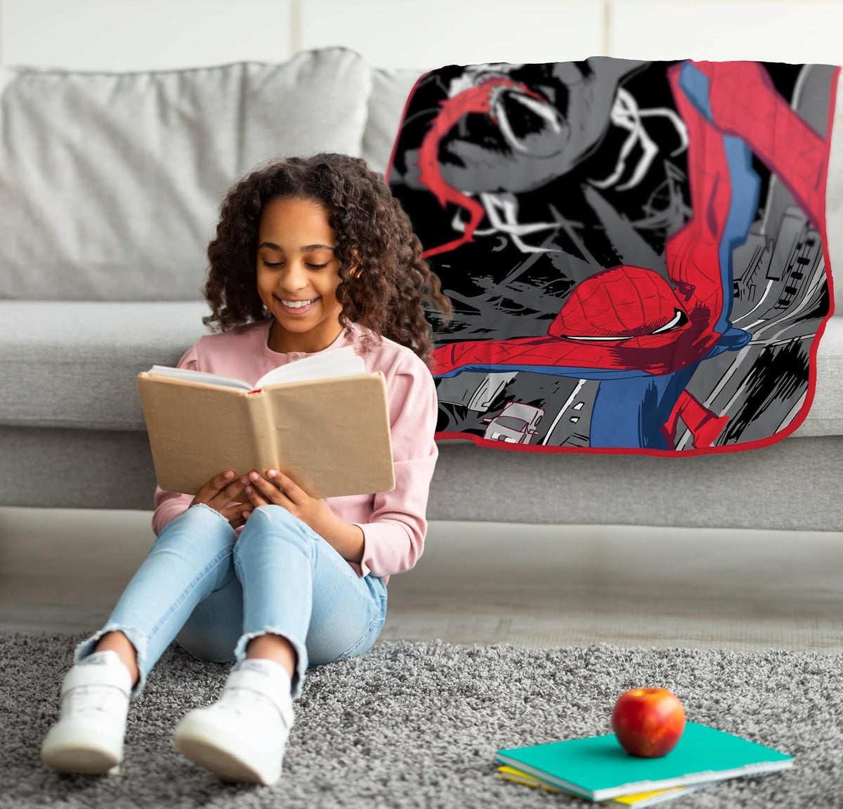 Jay Franco Manta de felpa para niños, suave y cómoda, de 40 x 50 pu...