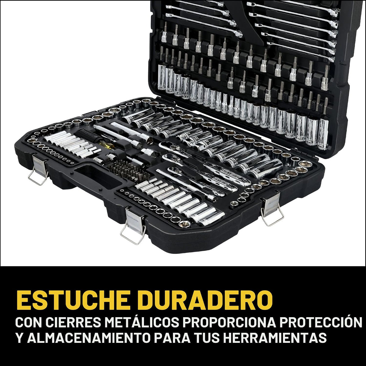 DEWALT Juego de herramientas mecánicas, 247 piezas, 1\/4 pulgadas,...
