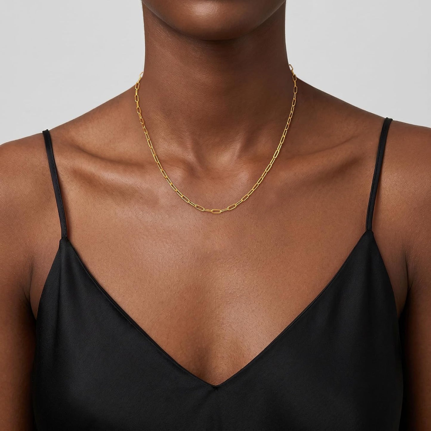 BLThing Collar de plata de ley S925 para mujer, collar de cadena de...