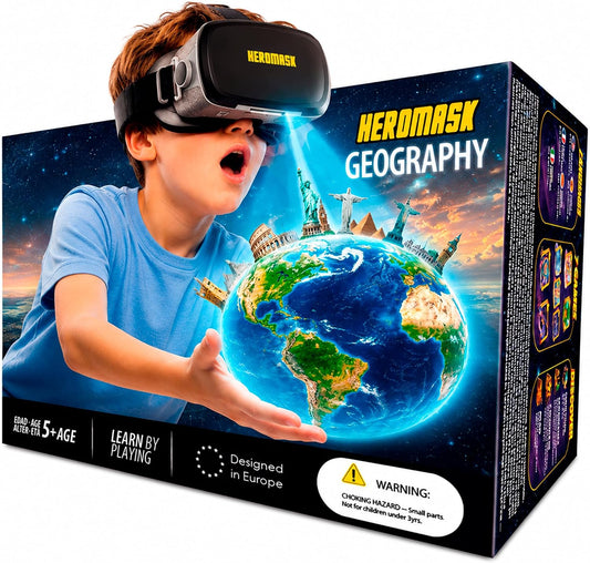 Auriculares Heromask VR para niños de 5 a 12 años · Juegos de geogr...