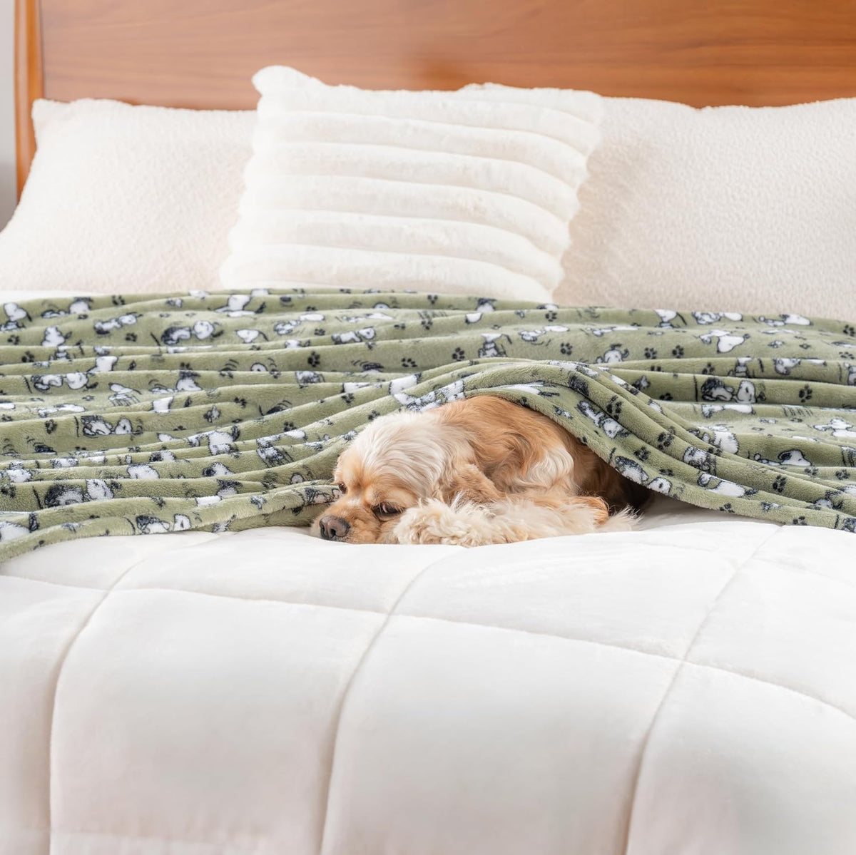 Berkshire Blanket Peanuts® VelvetLoft® - Manta de felpa de Snoopy c...