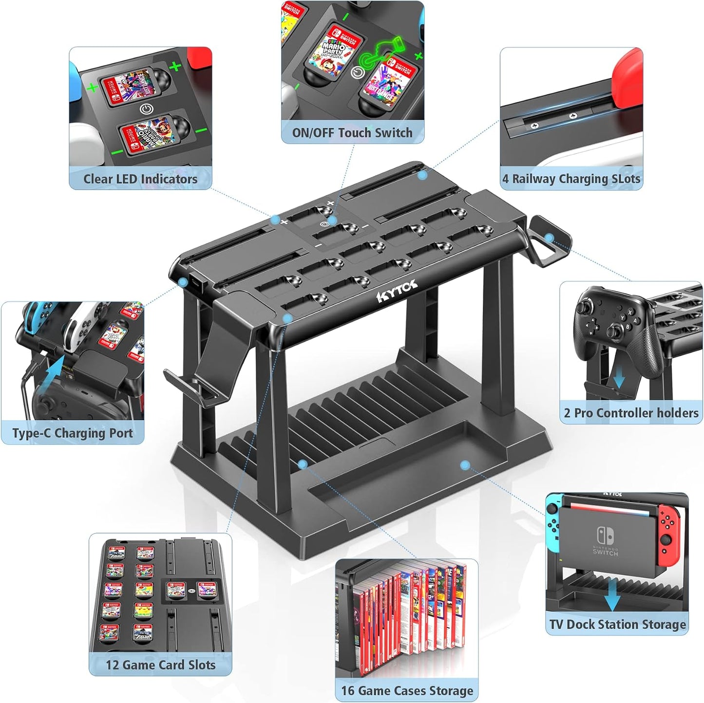 Soporte vertical para debajo del escritorio de PS5 para PS5\/PS5 Sl...